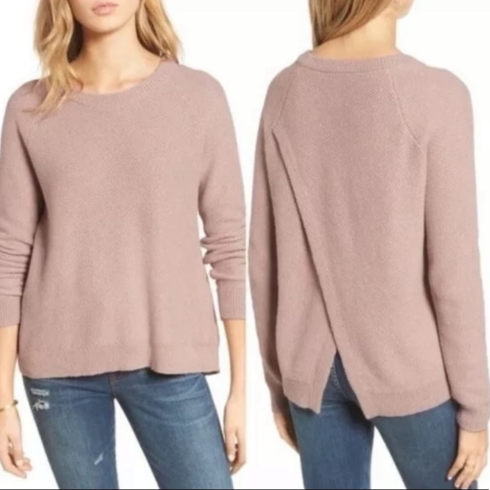 Madewell Provence Cross Back Pullover Sweater